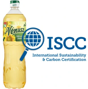 Vénusz étolaj és az ISC International sustainability & Carbon Certification logó
